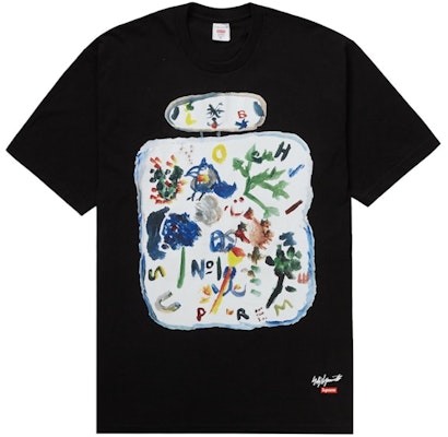 Supreme Yohji Yamamoto Paint Tee Black Buy Supreme Yohji Yamamoto Paint Tee Black