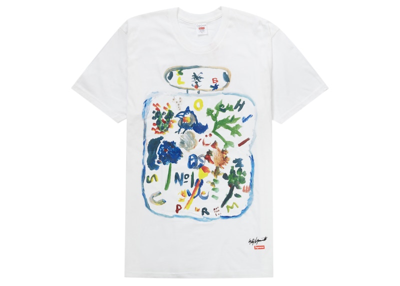 Buy Supreme Yohji Yamamoto Kaos Lukis Putih