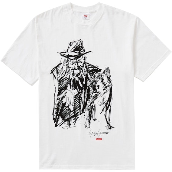 supreme-yohji-yamamoto-scribble-portrait-tee-white