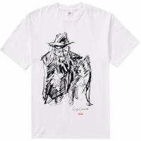 Supreme Yohji Yamamoto Scribble Portrait Tee White