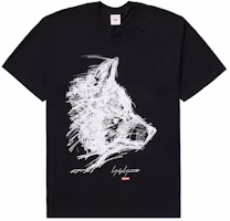 Supreme Yohji Yamamoto Scribble Wolf Tee Black