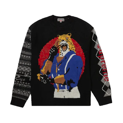 Supreme Yohji Yamamoto TEKKEN Sweater Black