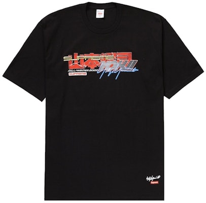 Supreme Yohji Yamamoto TEKKEN 黑色T恤 Buy Supreme Yohji Yamamoto TEKKEN 黑色T恤