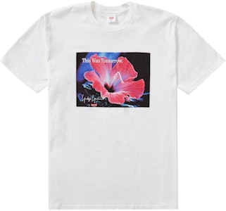 Supreme Yohji Yamamoto T-Shirt Putih "This Was Tomorrow" Buy Supreme Yohji Yamamoto T-Shirt Putih "This Was Tomorrow"