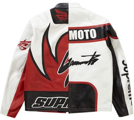 Supreme Yohji Yamamoto Vanson Leathers Split Jacket White Buy Supreme Yohji Yamamoto Vanson Leathers Split Jacket White