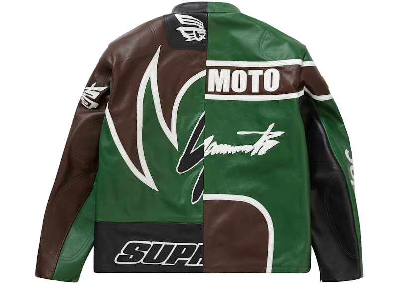 Lookbook Supreme Yohji Yamamoto Vanson Leathers Jaket Split Hijau
