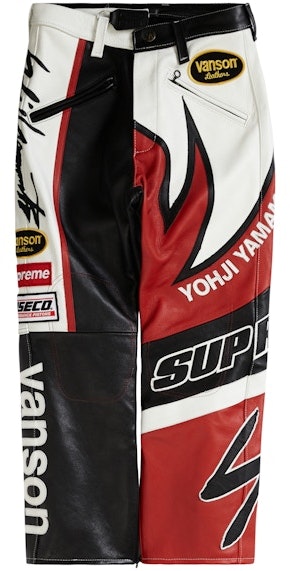 supreme-yohji-yamamoto-vanson-leathers-split-pant-white