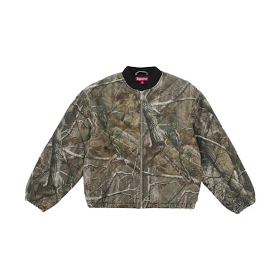 Supreme Zip-Off Sleeve Quilted Bomber Jacket Realtree AP Camo