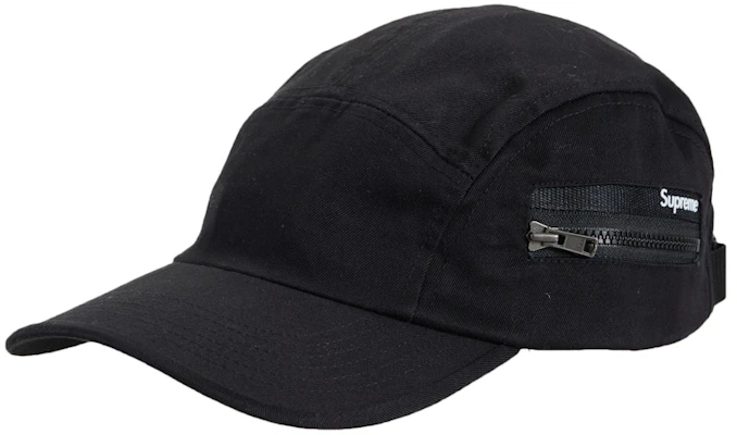 Supreme 黑色拉链口袋野营帽 Buy Supreme 黑色拉链口袋野营帽