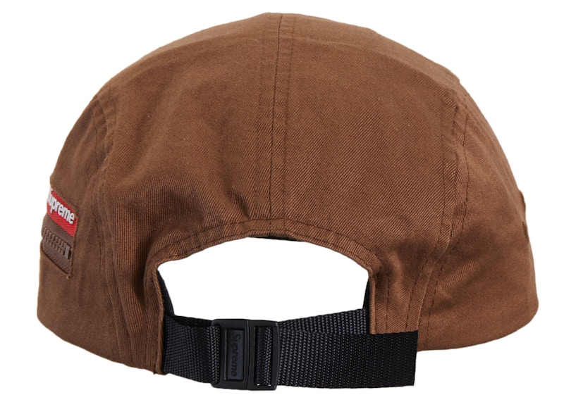 Order シュプリーム ジップポケット キャンプキャップ (ライトブラウン)

