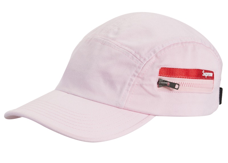 Buy Supreme 粉色拉链口袋野营帽