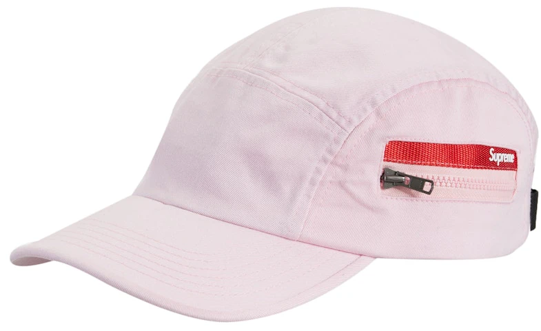 supreme-zip-pocket-camp-cap-pink