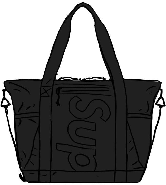 supreme-zip-tote-ss-21-black