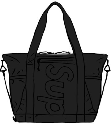 Supreme Zip Tote (SS21) Black Buy Supreme Zip Tote (SS21) Black
