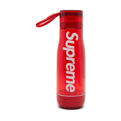 Supreme Zoku Glass Core 16 oz. Bottle Red