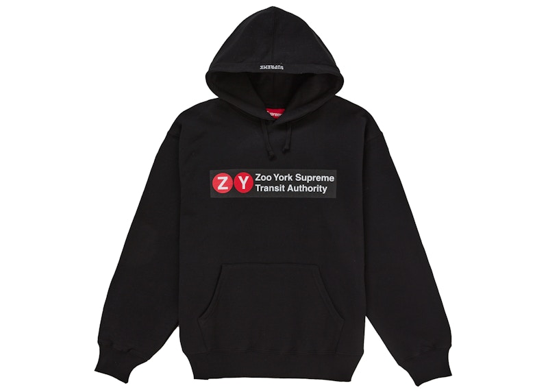 Supreme Zoo York Hooded Sweatshirt Black