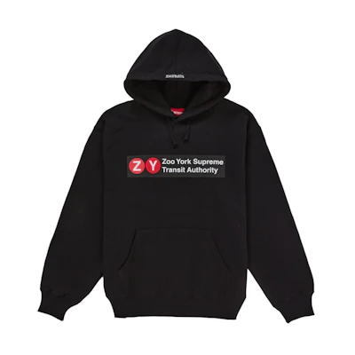 Supreme Zoo York Hooded Sweatshirt Black