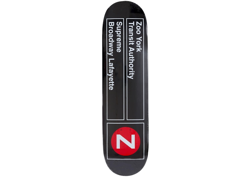 Supreme Zoo York Skateboard Deck Black