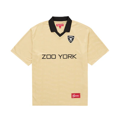 Supreme Zoo York Soccer Jersey Light Yellow