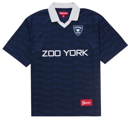 Supreme Zoo York Camiseta de Fútbol Azul Marino Buy Supreme Zoo York Camiseta de Fútbol Azul Marino