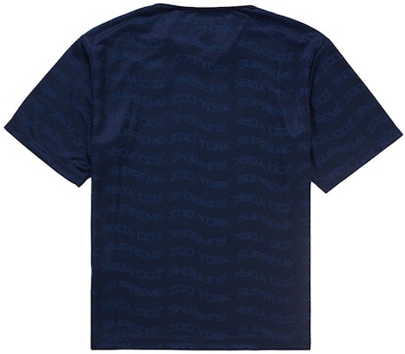 Supreme Zoo York Camiseta de Fútbol Azul Marino Order Supreme Zoo York Camiseta de Fútbol Azul Marino