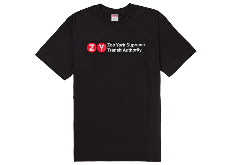 Supreme Zoo York Transit Tee Black