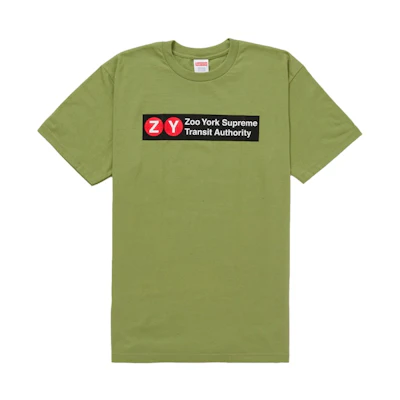 Supreme Zoo York Transit Tee Olive