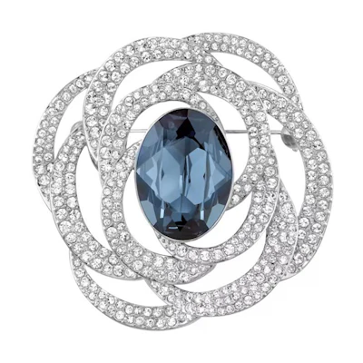 Swarovski Crystal Rose Brooch - Exclusive Chinese Collection. 5122715