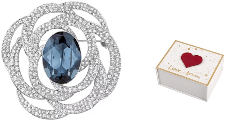 Broche de Rosa de Cristal Swarovski - Colección Exclusiva China. 5122715 Shop Broche de Rosa de Cristal Swarovski - Colección Exclusiva China. 5122715