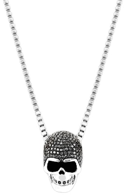 施华洛世奇复古骷髅吊坠不锈钢项链 1180839 Order 施华洛世奇复古骷髅吊坠不锈钢项链 1180839