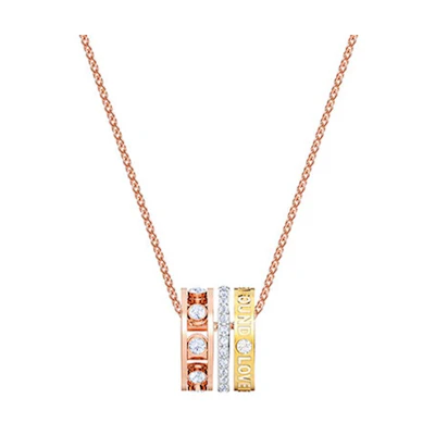 Swarovski Aamiration 3-in-1 Ring-Style Necklace "Good Luck". 5412406
