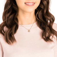 Lookbook Swarovski Aamiration 3-in-1 Ring-Style Necklace "Good Luck". 5412406