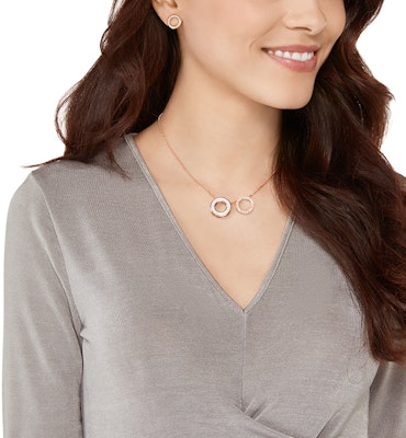 施華洛世奇愛意宣言玫瑰金項鍊耳環套組 5358845 Purchase 施華洛世奇愛意宣言玫瑰金項鍊耳環套組 5358845