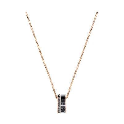 Swarovski ALTO Rose Gold Alloy Necklace Unisex Couple Design. 5427127