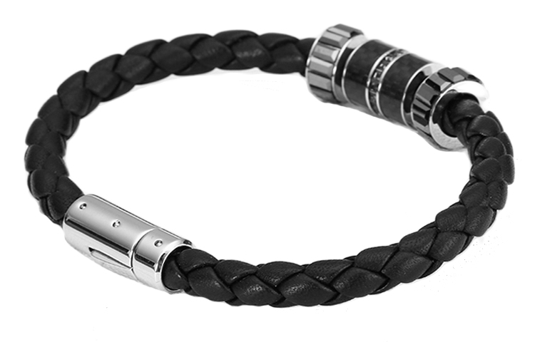 Lookbook 施华洛世奇黑色水晶珠手链男款 5159648