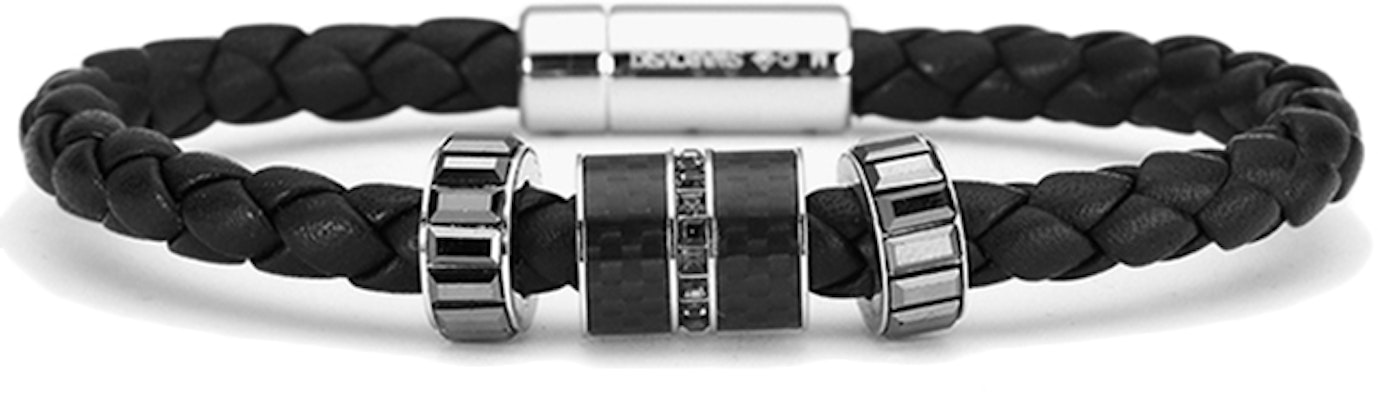 施华洛世奇黑色水晶珠手链男款 5159648 Shop 施华洛世奇黑色水晶珠手链男款 5159648