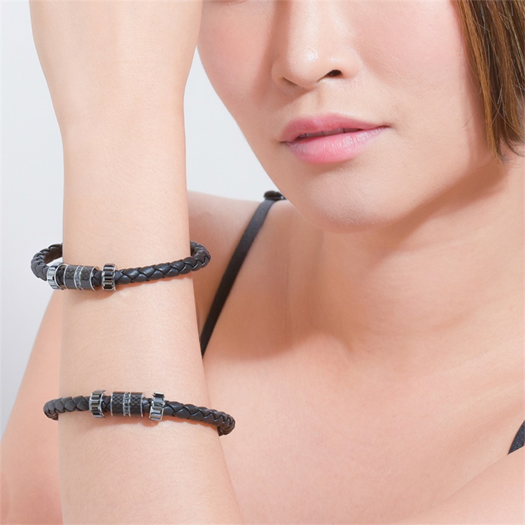 Purchase 施华洛世奇黑色水晶珠手链男款 5159648