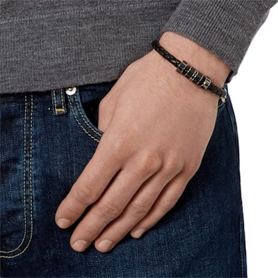 施华洛世奇黑色水晶珠手链男款 5159648 Details for 施华洛世奇黑色水晶珠手链男款 5159648