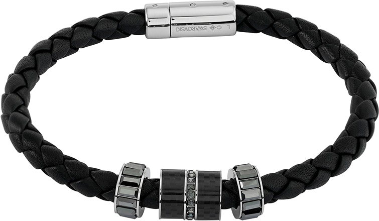 swarovski-black-leather-beaded-bracelet-with-faux-crystal-for-men-5185336-and-5159648