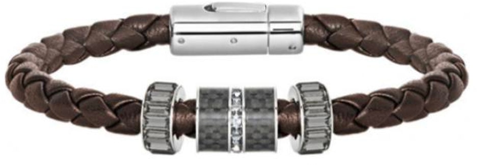 swarovski-brown-alloy-bracelet-for-men-with-solid-color-design-5185332