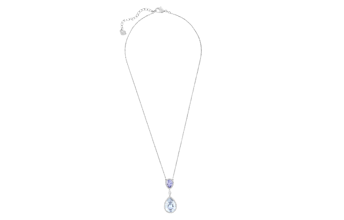 Swarovski Christie Minimalist Double Teardrop Pendant Necklace. 5113782 圖 3