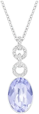 Collar de Cristal Swarovski Fantasía Azul Morado para Mujer - Plata 5247123 Order Collar de Cristal Swarovski Fantasía Azul Morado para Mujer - Plata 5247123