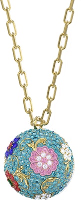 施華洛世奇幸運花項鍊與耳環套組(金色鍍金)。 ES2020121402 Shop 施華洛世奇幸運花項鍊與耳環套組(金色鍍金)。 ES2020121402