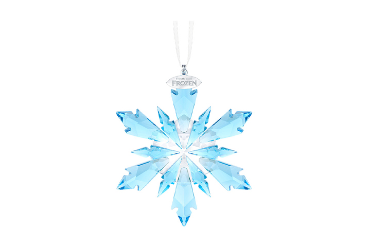 Swarovski Frozen Snowflake Crystal Ornament Blue Unisex Couple Pendant. 5286457