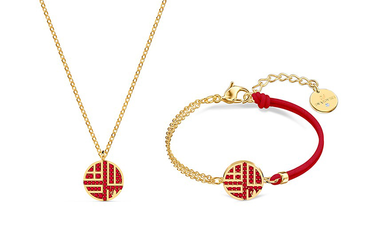 Swarovski Full Blessing Necklace and Bracelet Set 5539898 圖 2