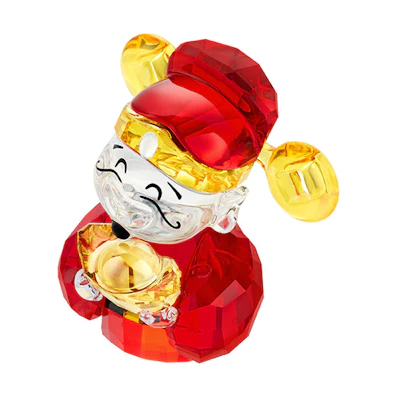 Swarovski God of Wealth Ornament Red Crystal Decor Unisex Couple's Edition. 5523324