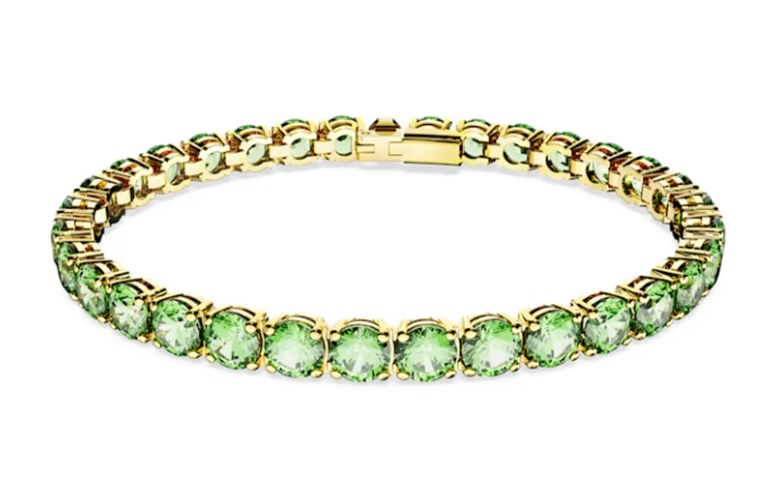 Order 施華洛世奇綠色CZ情侶手鏈-雙色設計男女通用款式 5658848