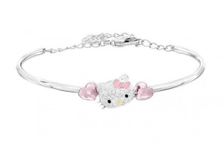 Swarovski Hello Kitty Design Pink Alloy Bracelet Unisex Couple Style. 5197312 Swarovski Hello Kitty Design Pink Alloy Bracelet Unisex Couple Style. 5197312
