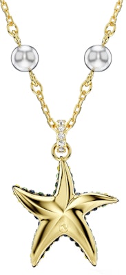 施華洛世奇 Idyllia 海星吊墜 水晶金珍珠項鍊 情侶金飾 男女適用 5684116 Lookbook 施華洛世奇 Idyllia 海星吊墜 水晶金珍珠項鍊 情侶金飾 男女適用 5684116