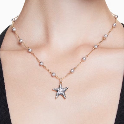 施華洛世奇 Idyllia 海星吊墜 水晶金珍珠項鍊 情侶金飾 男女適用 5684116 Purchase 施華洛世奇 Idyllia 海星吊墜 水晶金珍珠項鍊 情侶金飾 男女適用 5684116